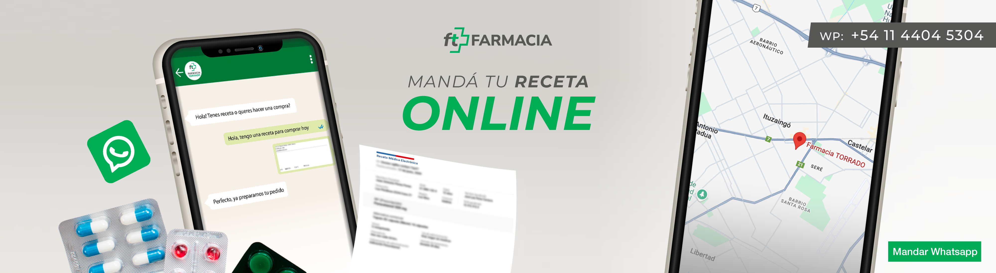 Mandá tu receta online
